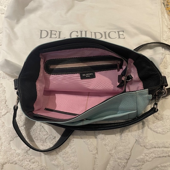 Del Giudice Roma Bespoke Blue/Navy Purse - Picture 4 of 5